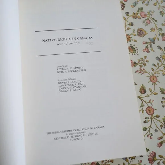 Native Rights in Canada 1972 - Picture 3 of 4